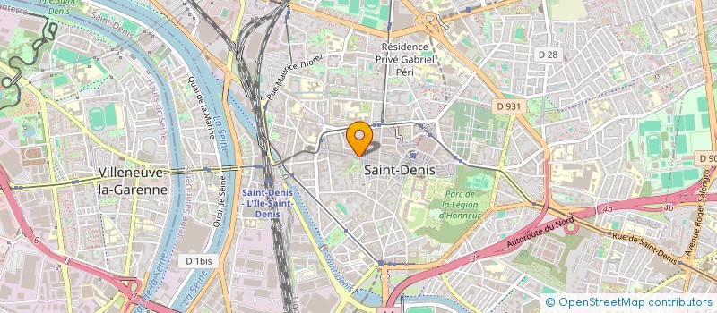 localisation de l'entreprise H.B.C IMPORT  SAINT-DENIS