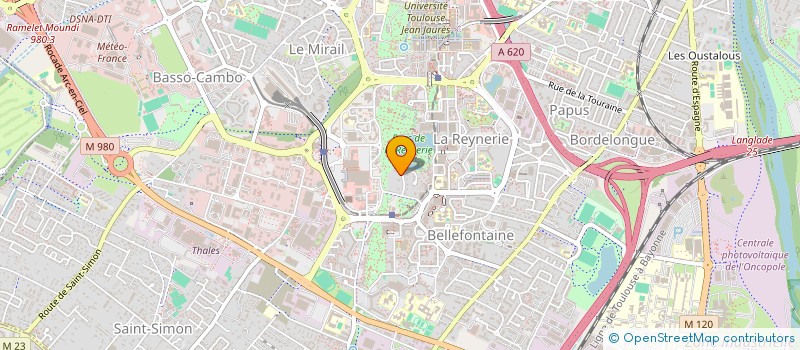 localisation de l'entreprise H.B CONSEIL à TOULOUSE