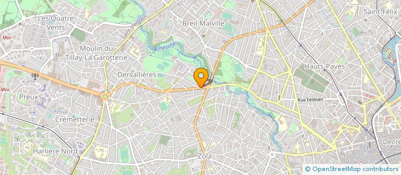 localisation de l'entreprise H.B. CONSEILS à NANTES