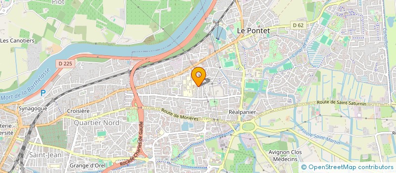 localisation de l'entreprise H.B CONSTRUCTION  LE PONTET