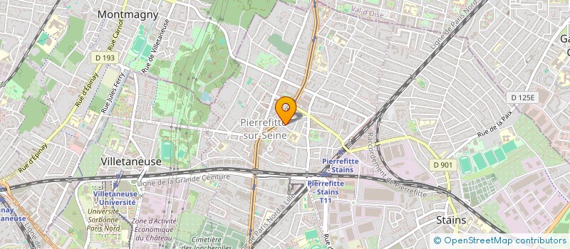 localisation de l'entreprise H.B CONSULTING à PIERREFITTE-SUR-SEINE