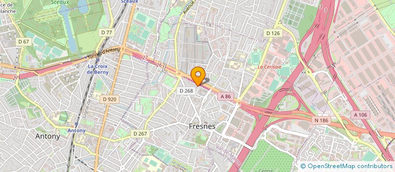 localisation de l'entreprise H.B.D. à FRESNES