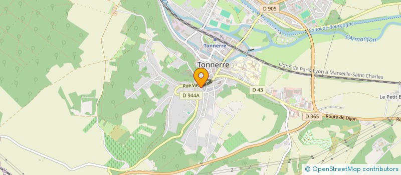 localisation de l'entreprise H&B DENTAL à TONNERRE
