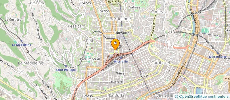 localisation de l'entreprise H B DRIVERS 06 à NICE