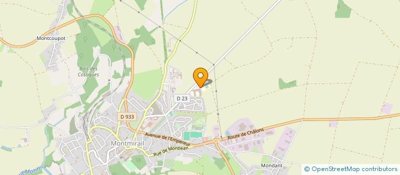 localisation de l'entreprise H.B.E.L  MONTMIRAIL