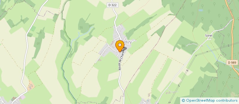 localisation de l'entreprise H.B.H.  HOULDIZY