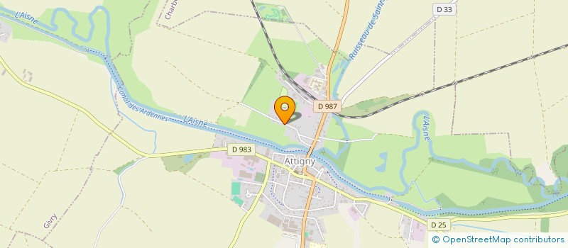 localisation de l'entreprise H.B.H MACONNERIE  NEUVILLE-DAY