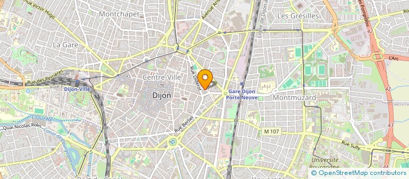 localisation de l'entreprise H.B IMMO à DIJON