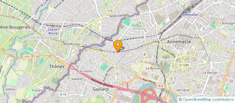 localisation de l'entreprise H&B KRIEGEL à GAILLARD
