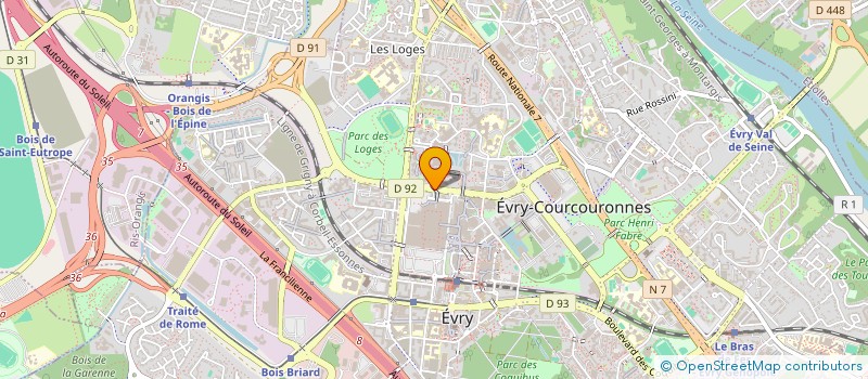 localisation de l'entreprise H&B MEUBLES  EVRY-COURCOURONNES