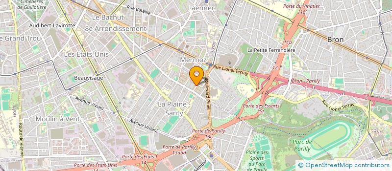 localisation de l'entreprise H.B. NEGOCE à LYON