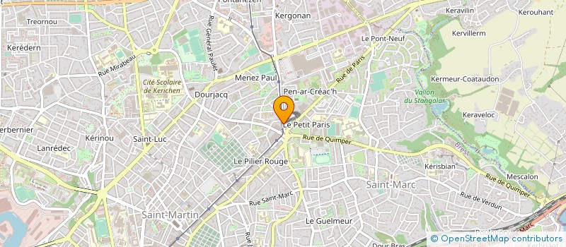 localisation de l'entreprise H.B.P. CONDUITE à BREST