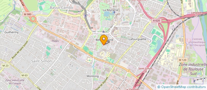 localisation de l'entreprise H.B PLAQ-PEINT  TOULOUSE