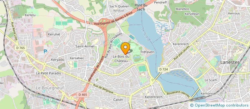 localisation de l'entreprise H&B RENOVATION à LORIENT