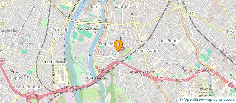 localisation de l'entreprise H.B.S à TOULOUSE