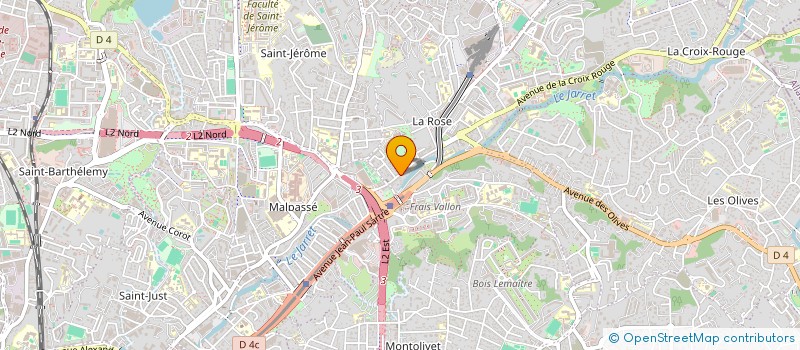 localisation de l'entreprise H.B.S à MARSEILLE