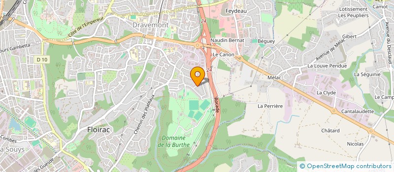 localisation de l'entreprise H & B SECURITE PRIVEE à FLOIRAC