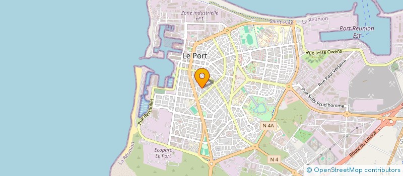 localisation de l'entreprise H B SERVICES à LE PORT