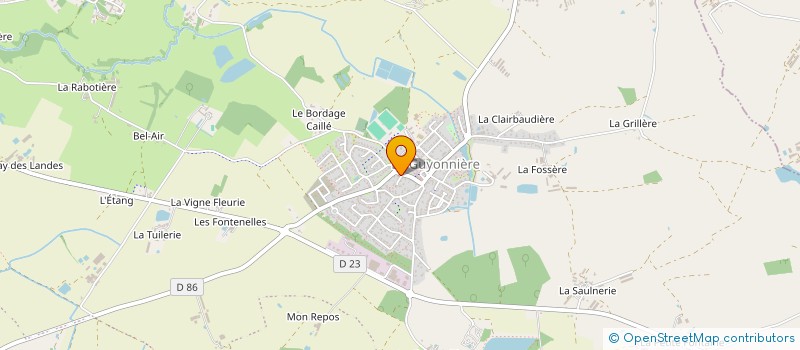 localisation de l'entreprise H-B SOLBES AUTOMOBILES à MONTAIGU-VENDEE