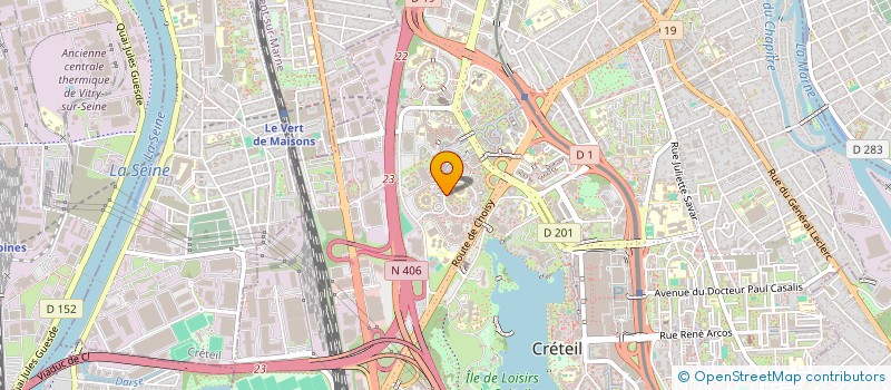 localisation de l'entreprise H&B TRANS  CRETEIL