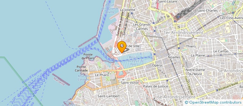 localisation de l'entreprise H&B TRANSPORT à MARSEILLE