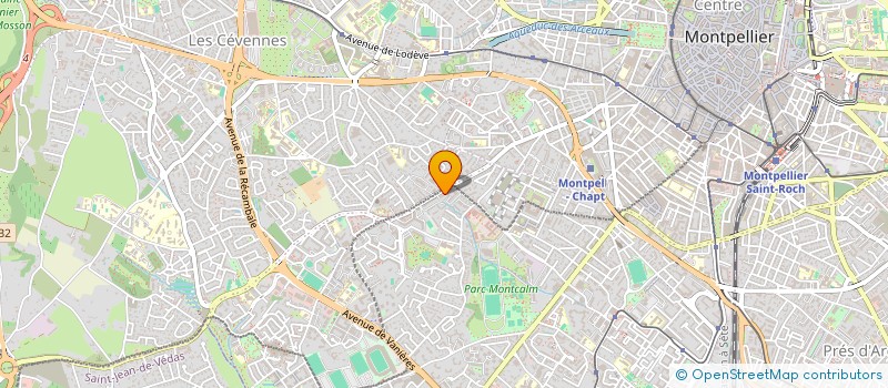 localisation de l'entreprise H B VILLA à MONTPELLIER