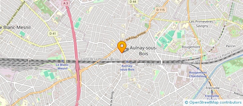 localisation de l'entreprise H BEAUTY PARIS à AULNAY-SOUS-BOIS