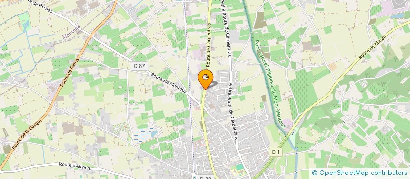 localisation de l'entreprise H BOCK  PERNES-LES-FONTAINES