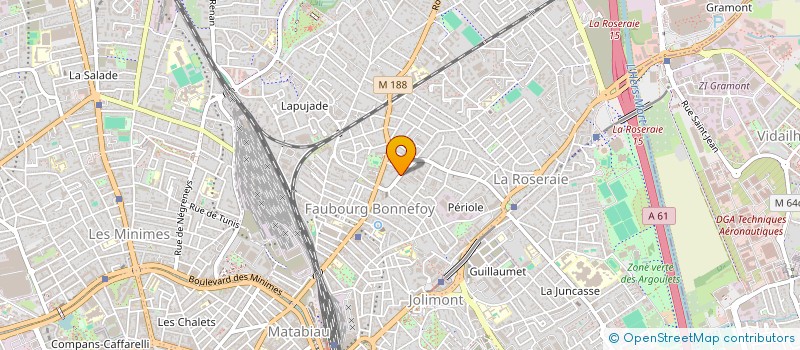 localisation de l'entreprise H BURGER à TOULOUSE