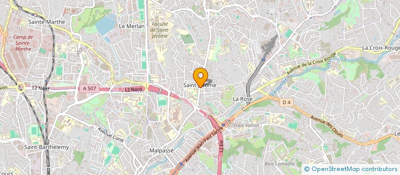 localisation de l'entreprise H BURGER à MARSEILLE