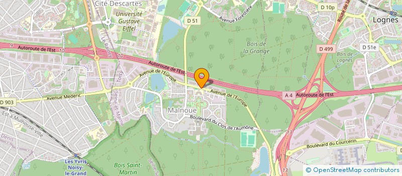 localisation de l'entreprise H C 2 D  EMERAINVILLE