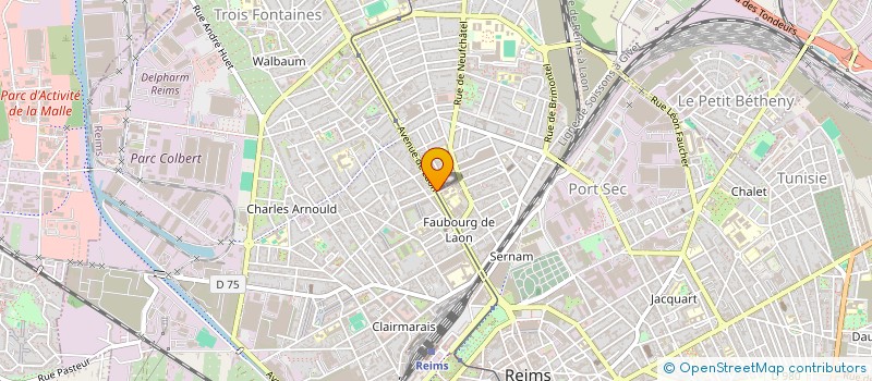 localisation de l'entreprise H & C  REIMS