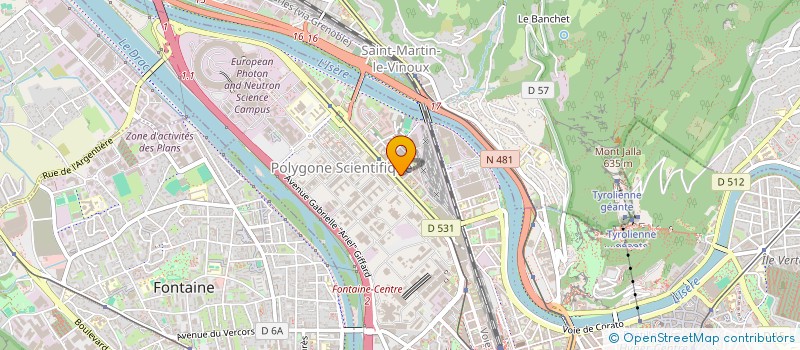 localisation de l'entreprise H&C à GRENOBLE