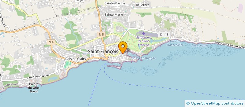 localisation de l'entreprise H.C.  SAINT-FRANCOIS