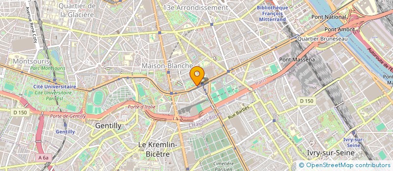 localisation de l'entreprise H.C.B.1  PARIS