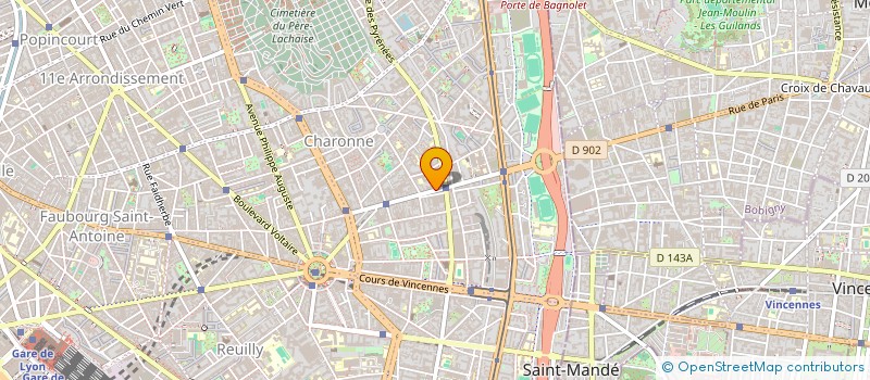 localisation de l'entreprise H.C.B COIFFURE  PARIS