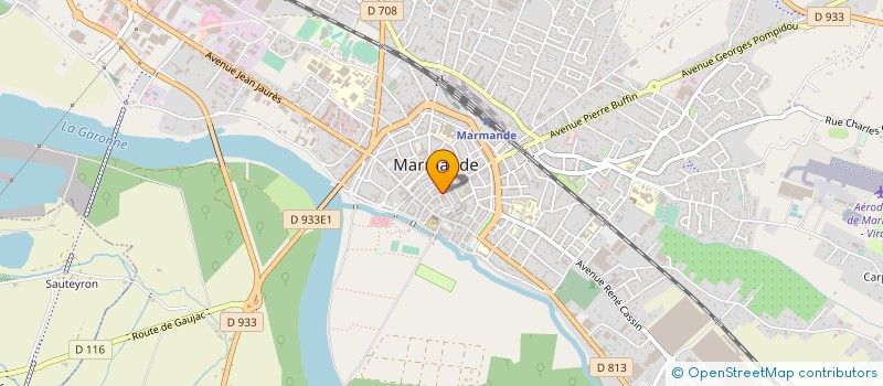 localisation de l'entreprise H C COIFFURE  MARMANDE