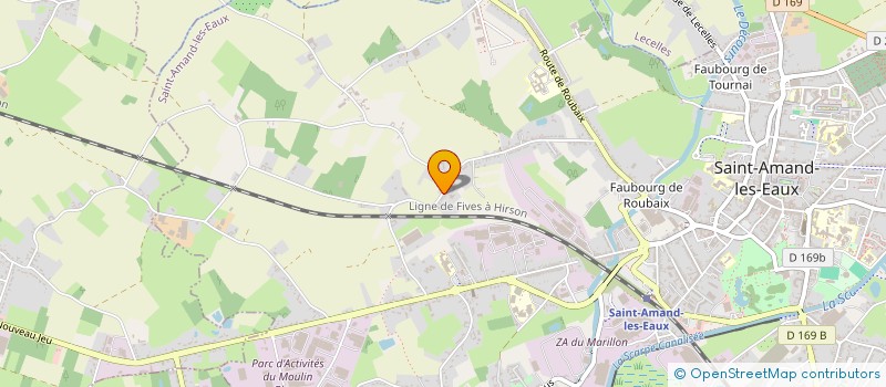 localisation de l'entreprise H & C COMMUNICATION à SAINT-AMAND-LES-EAUX
