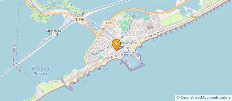 localisation de l'entreprise H&C COMPANY  PALAVAS-LES-FLOTS