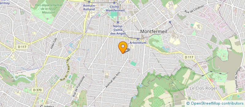 localisation de l'entreprise H.C CONCEPT à MONTFERMEIL