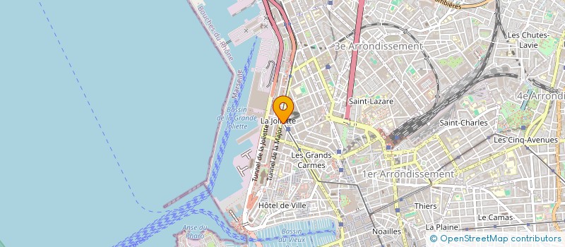 localisation de l'entreprise H.C DIFFUSION à MARSEILLE