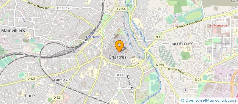 localisation de l'entreprise H.C. DISTRIBUTION à CHARTRES