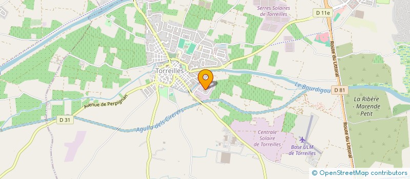 localisation de l'entreprise H&C GROUP  TORREILLES