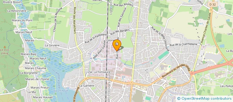 localisation de l'entreprise H&C HABITAT à LES SABLES D'OLONNE