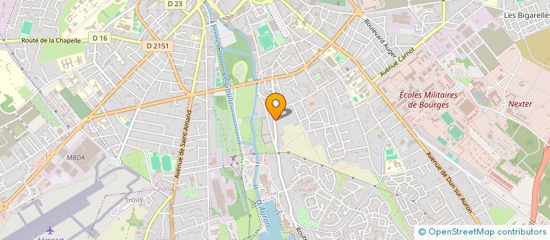 localisation de l'entreprise H.C.IMMOBILIER  BOURGES