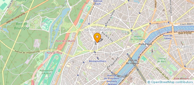 localisation de l'entreprise H&C INVEST  PARIS