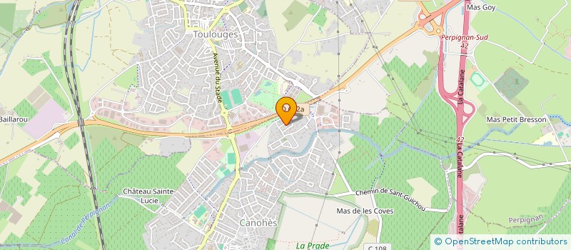 localisation de l'entreprise H.C.M.  CANOHES