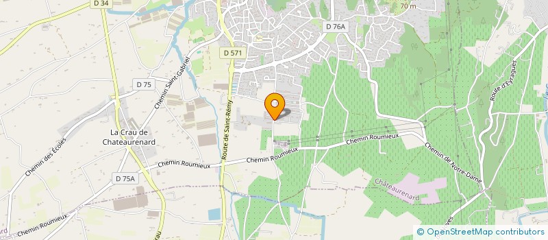 localisation de l'entreprise H.C.MIDI CARRELAGE  CHATEAURENARD