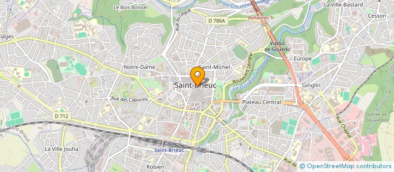 localisation de l'entreprise H&C PARTNERS à SAINT-BRIEUC