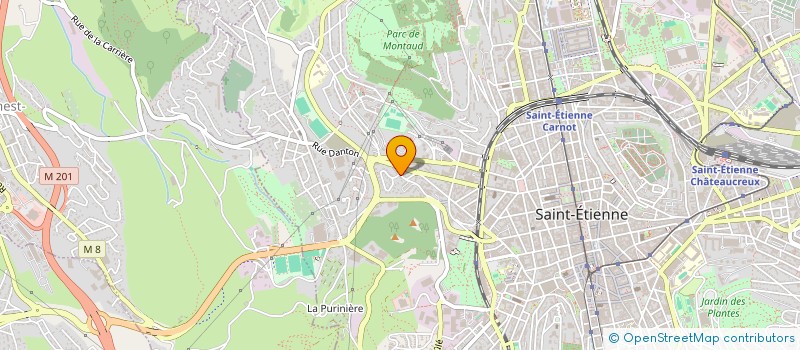 localisation de l'entreprise H C R  SAINT-ETIENNE